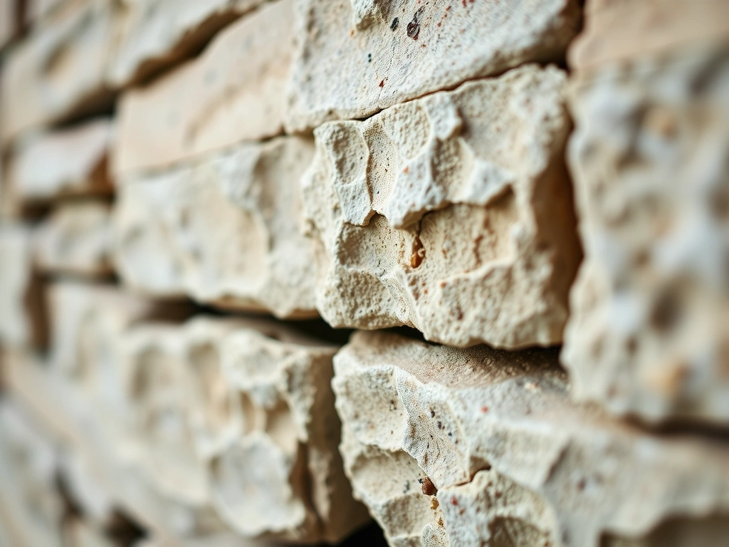 Maçonnerie à la chaux