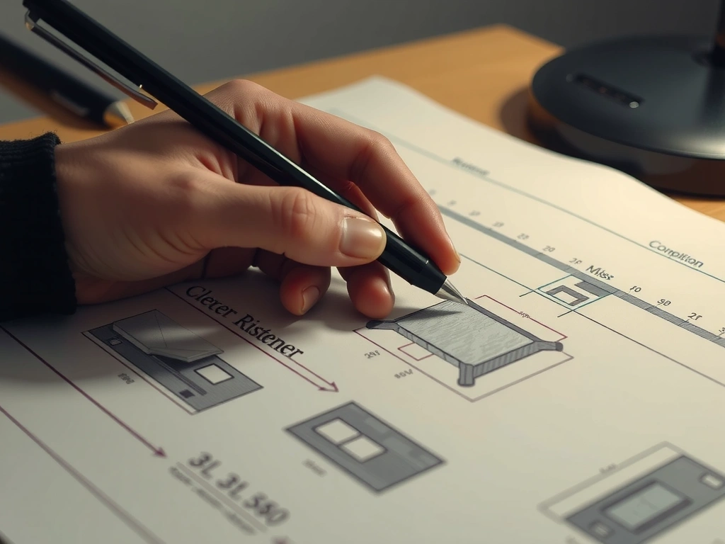 Architecte consultant un plan