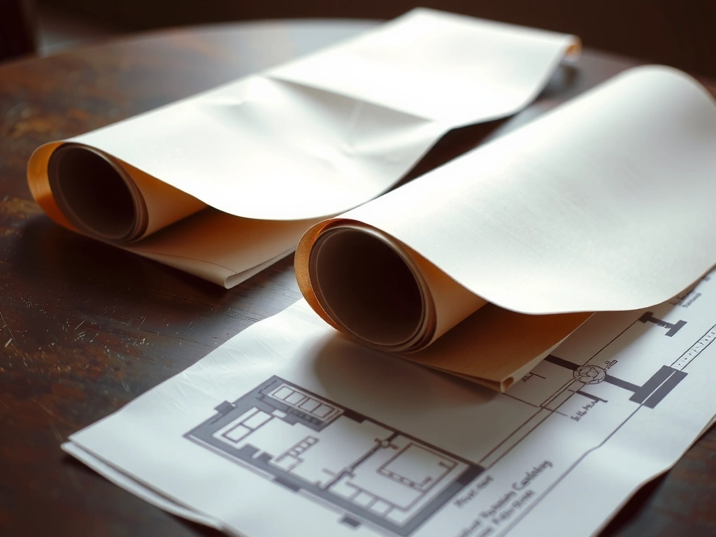 Document juridique et plan d'architecture